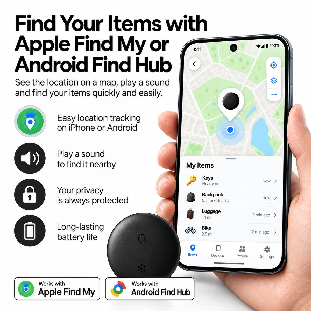 TravelHeart™ Smart Tracker – Find Your Essentials Anywhere